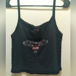 Harley Davidson Sturgis 2003 Lace Vintage Biker Tank